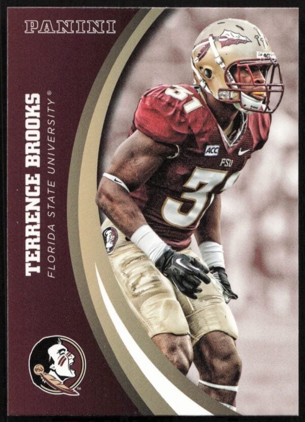 2015 Panini Florida State Seminoles Terrance Brooks #57 (Front)