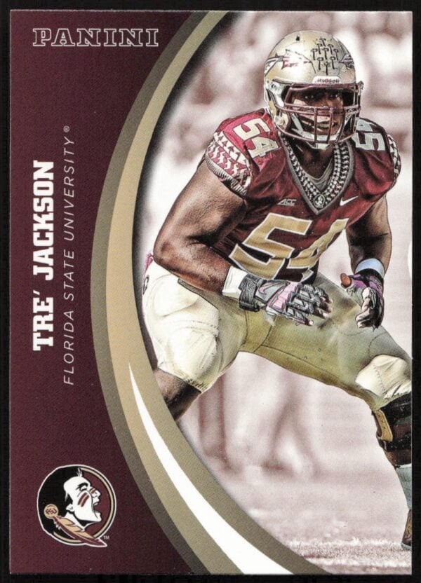 2015 Panini Florida State Seminoles Tre Jackson #60 (Front)