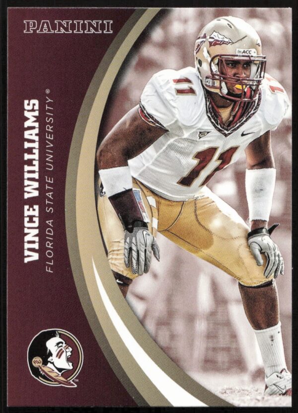 2015 Panini Florida State Seminoles Vince Williams #61 (Front)