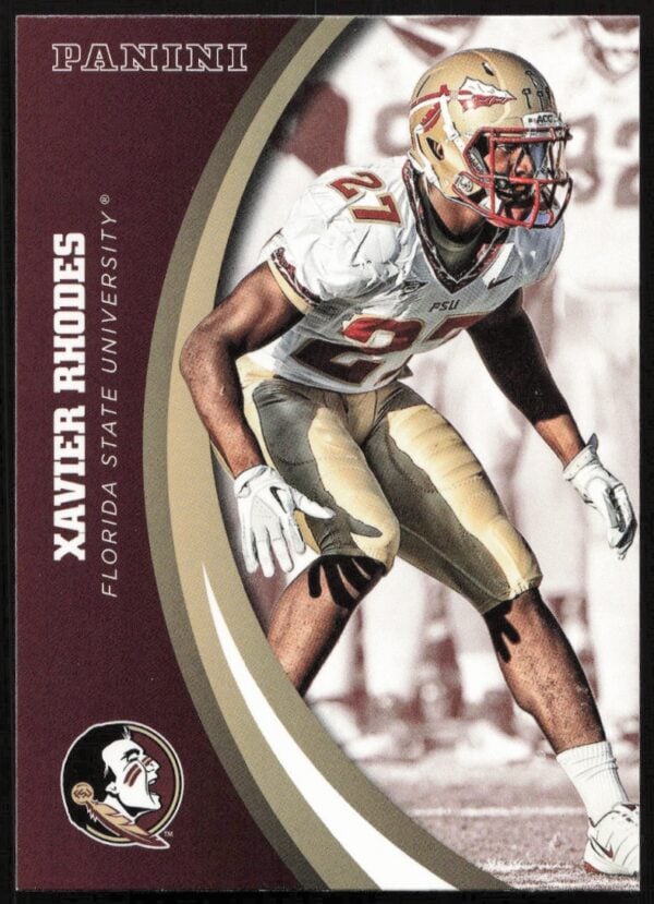 2015 Panini Florida State Seminoles Xavier Rhodes #62 (Front)