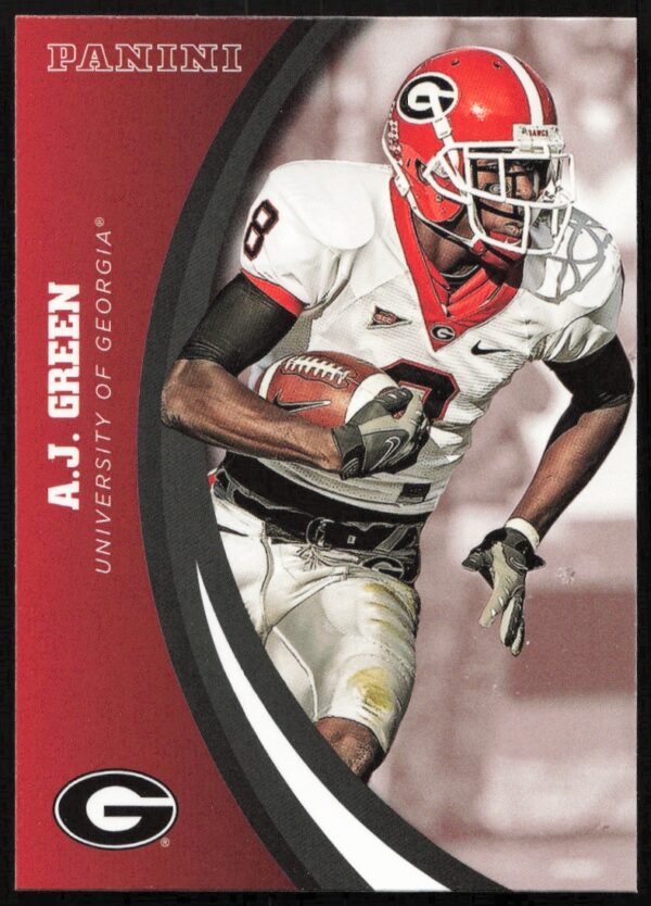 2015 Panini Georgia Bulldogs AJ Green #38 (Front)