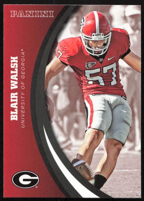 2015 Panini Georgia Bulldogs Blair Walsh #12 (Front)