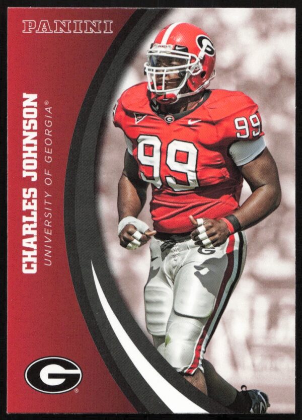 2015 Panini Georgia Bulldogs Charles Johnson #15 (Front)