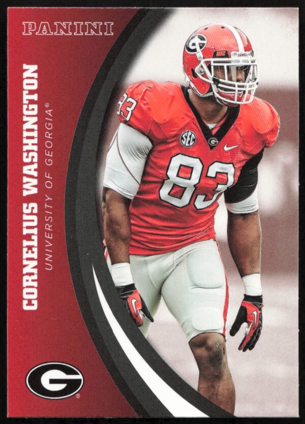 2015 Panini Georgia Bulldogs Cornelius Washington #20 (Front)