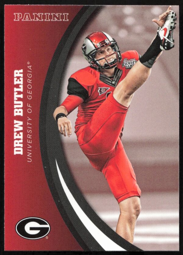 2015 Panini Georgia Bulldogs Drew Butter #25 (Front)