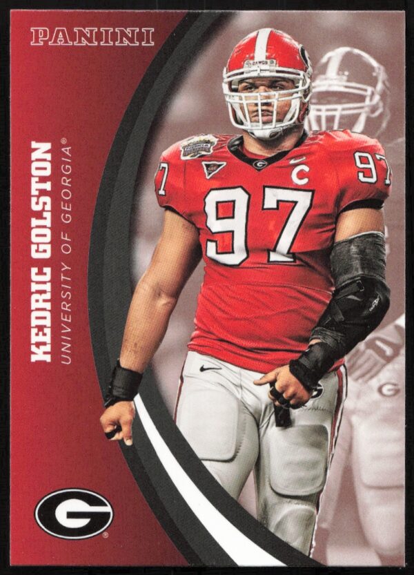 2015 Panini Georgia Bulldogs Kedric Golston #40 (Front)