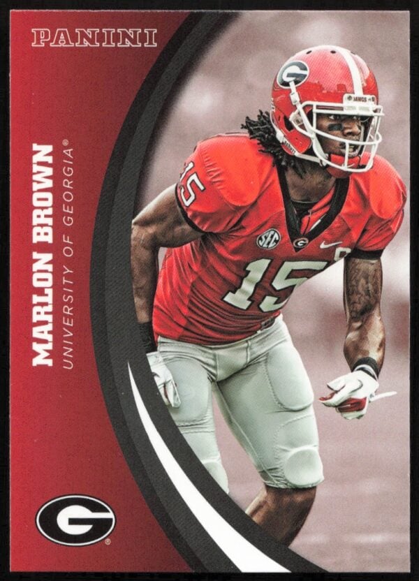 2015 Panini Georgia Bulldogs Marlon Brown #45 (Front)