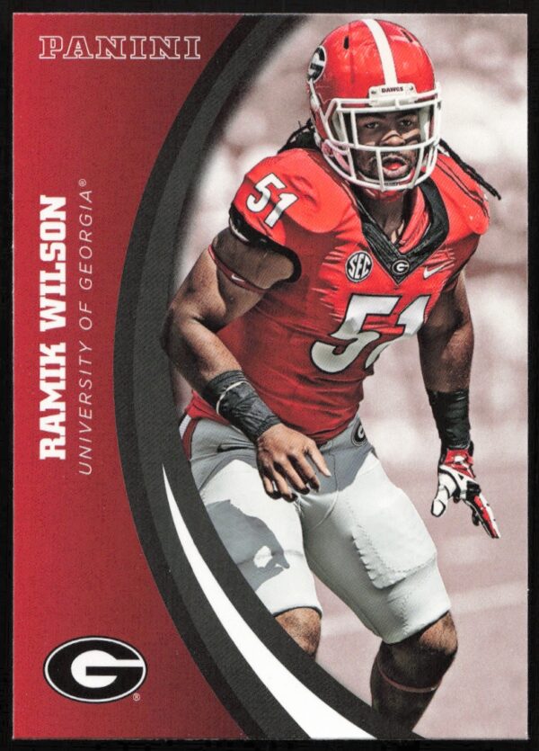 2015 Panini Georgia Bulldogs Ramik Wilson #3 (Front)