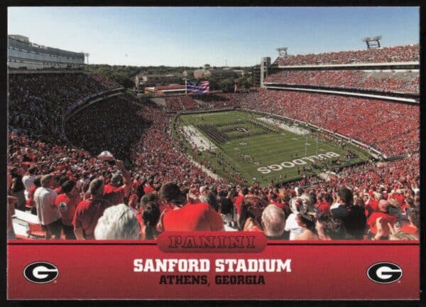 2015 Panini Georgia Bulldogs Sanford Stadium #8 (Front)