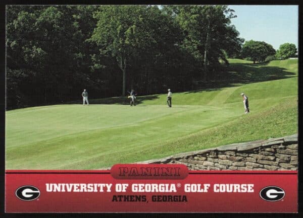 2015 Panini Georgia Bulldogs University Of Georgia Golf Course #9 (Front)