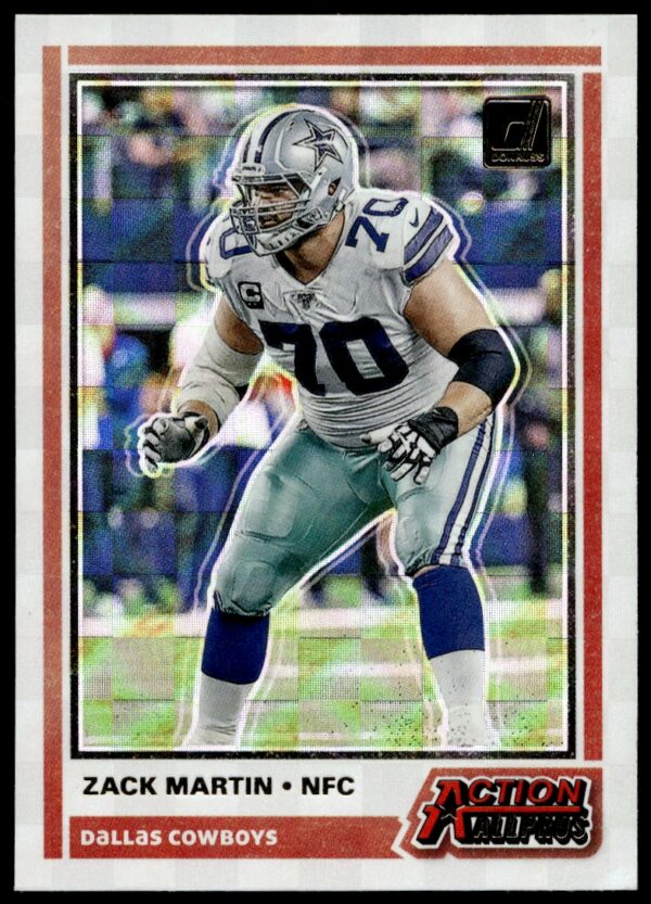 2020 Panini Donruss Zack Martin Action All-Pros #AAP-ZM (Front)