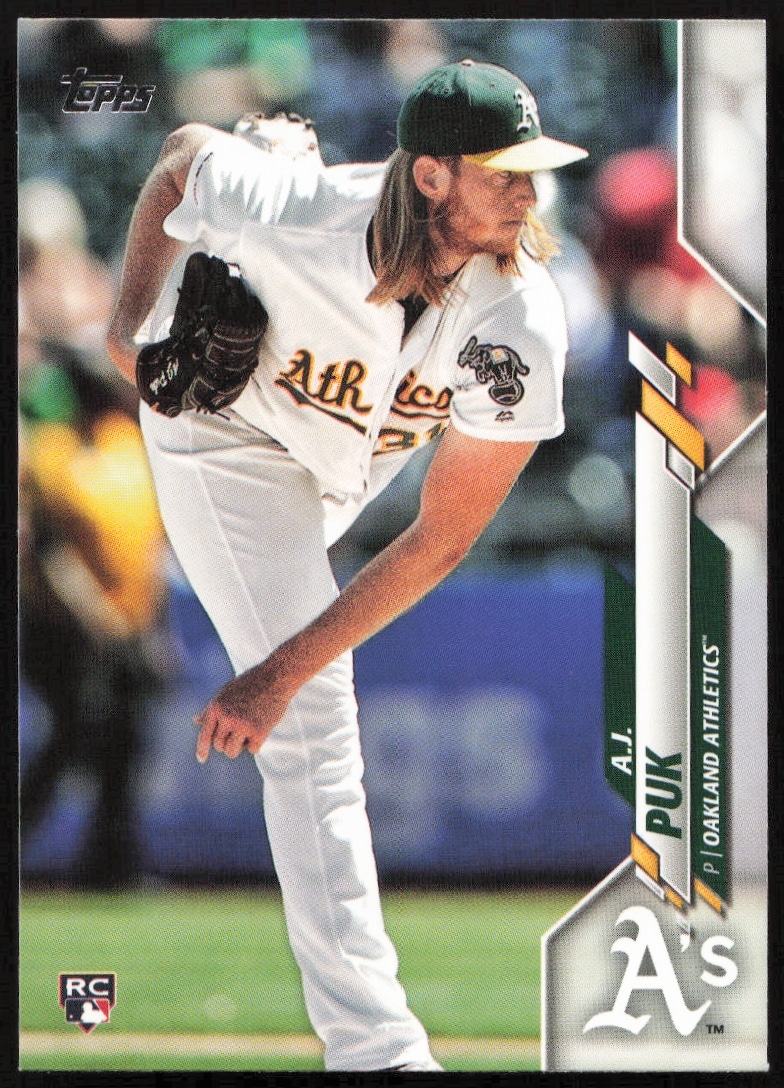 2020 Topps Series 1 A.J. Puk #251 (Front)