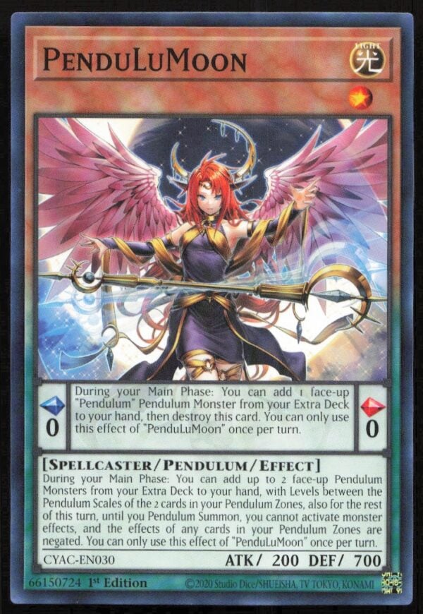 2020 Yu-Gi-Oh! Cyberstorm Access (1st Edition) Pendulumoon #CYAC-EN030 (Front)