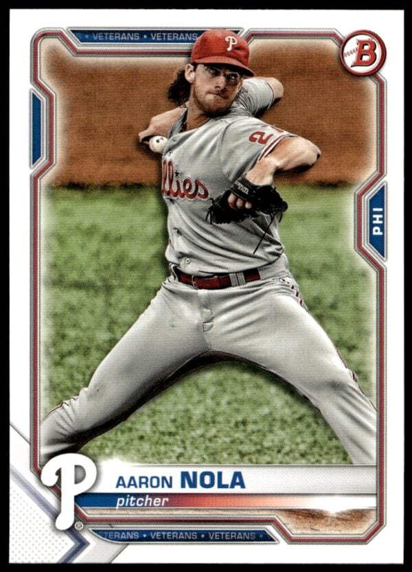 2021 Bowman Aaron Nola #40 (Front)