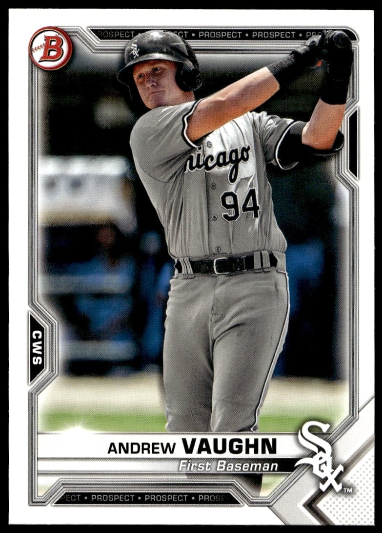 2021 Bowman Andrew Vaughn Prospects #BP-88 (Front)