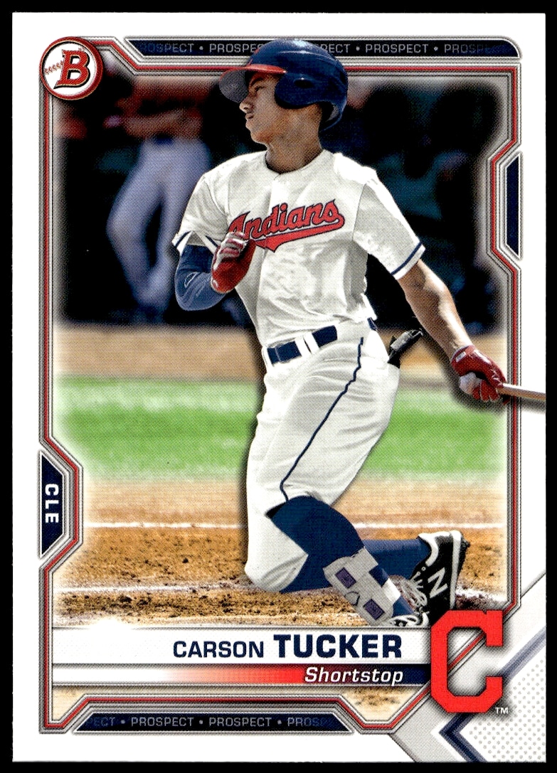 2021 Bowman Carson Tucker Prospects #BP-77 (Front)