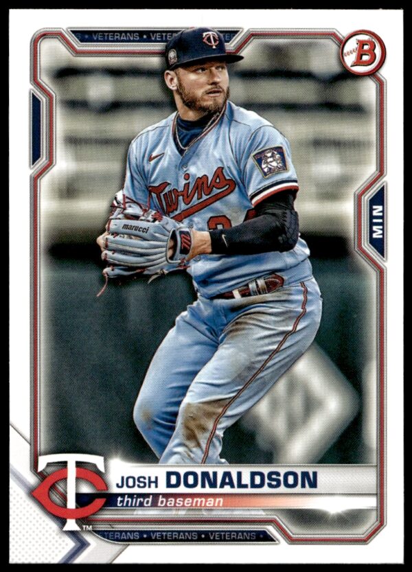 2021 Bowman Josh Donaldson #96 (Front)