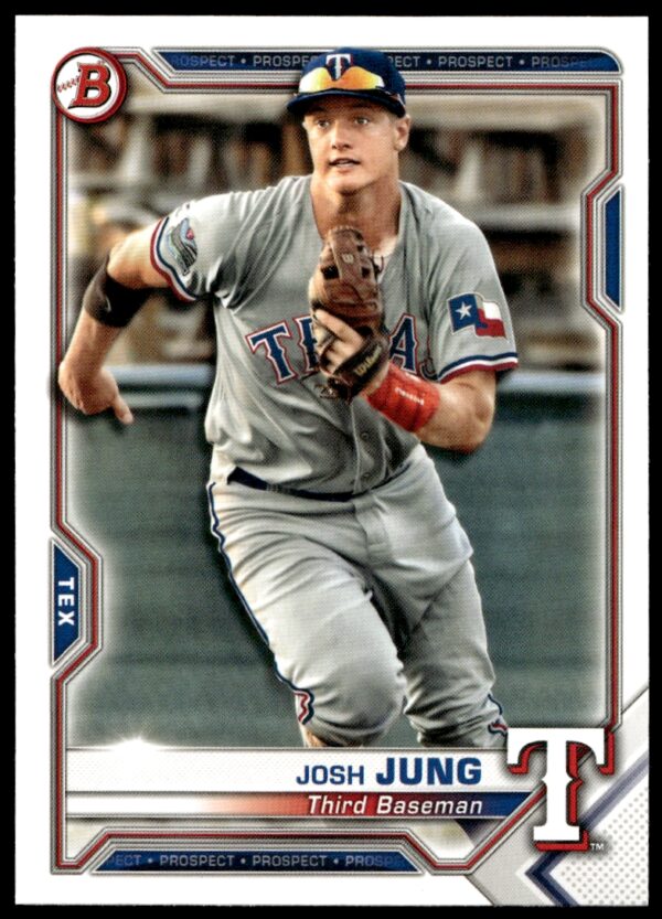 2021 Bowman Josh Jung Prospects #BP-38 (Front)