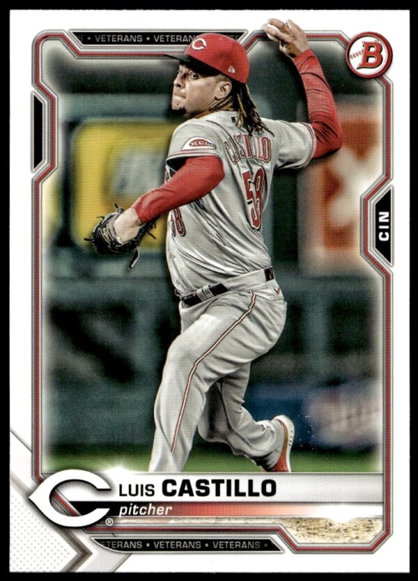 2021 Bowman Luis Castillo #55 (Front)