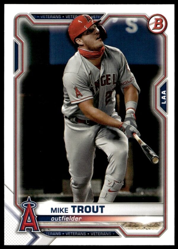 2021 Bowman Mike Trout #17 (Front)