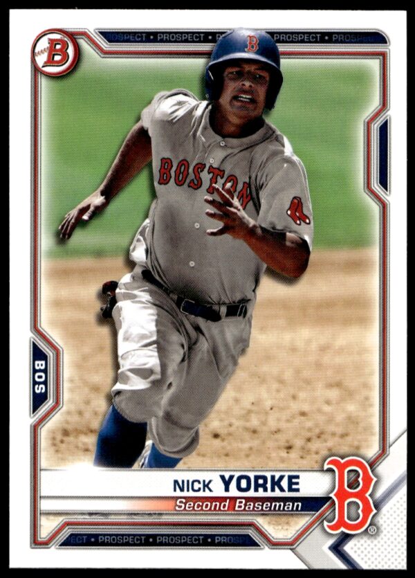 2021 Bowman Nick Yorke Prospects #BP-114 (Front)