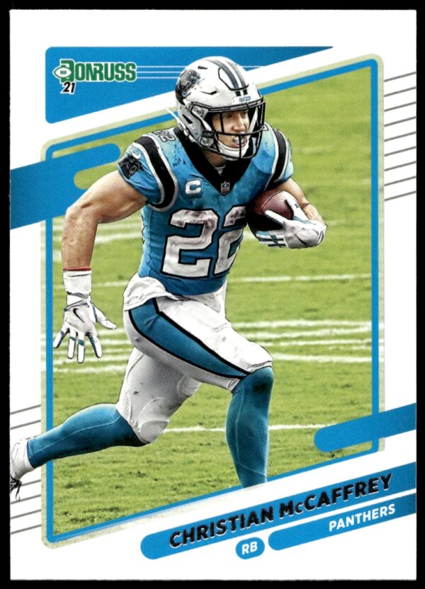 2021 Donruss Christian McCaffrey #219 (Front)