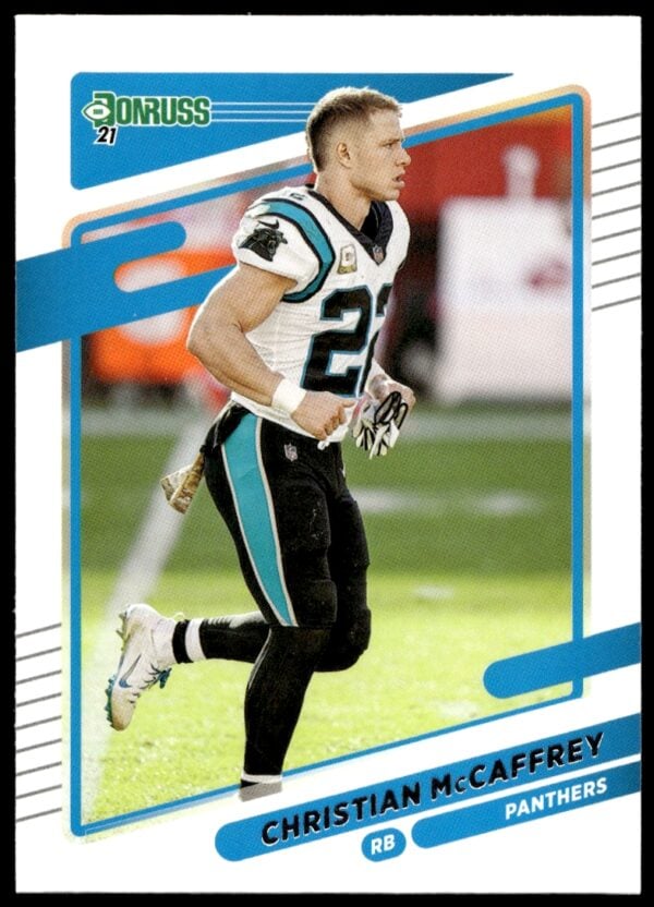 2021 Donruss Christian McCaffrey (No Helmet) #219 (Front)