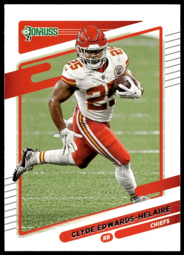 2021 Donruss Clyde Edwards-Helaire #120 (Front)