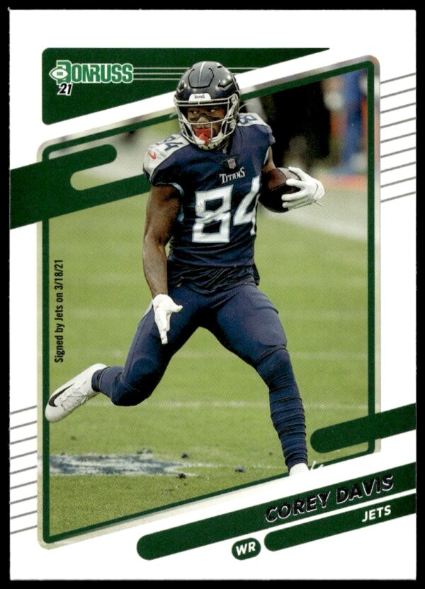 2021 Donruss Corey Davis #16 (Front)