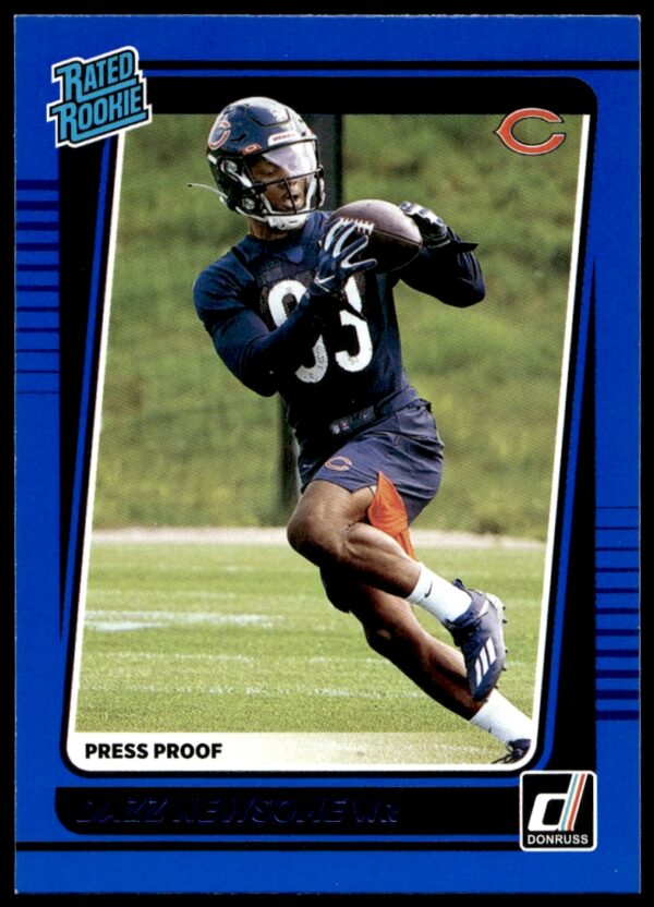 2021 Donruss Dazz Newsome Press Proof Blue #320 (Front)