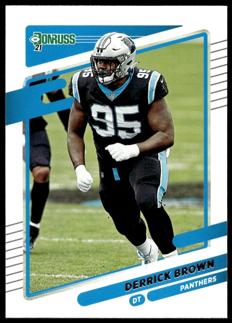 2021 Donruss Derrick Brown #43 (Front)