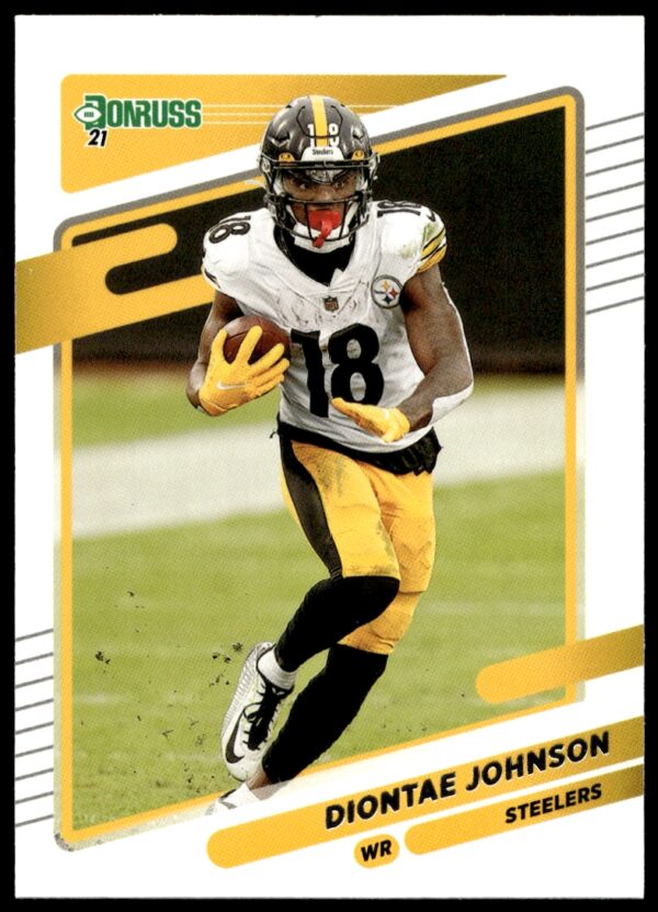 2021 Donruss Diontae Johnson #25 (Front)