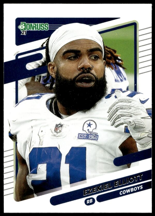 2021 Donruss Ezekiel Elliott (No Helmet) #188 (Front)