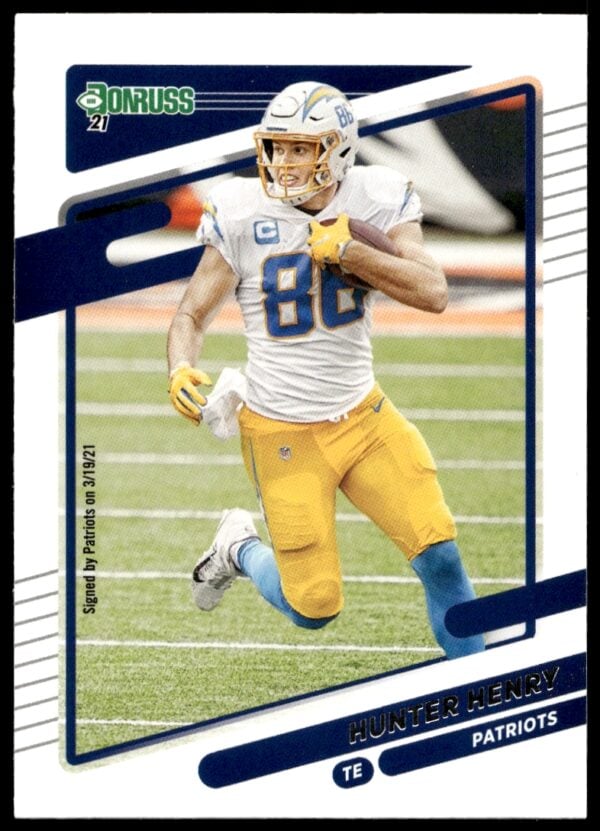 2021 Donruss Hunter Henry #48 (Front)