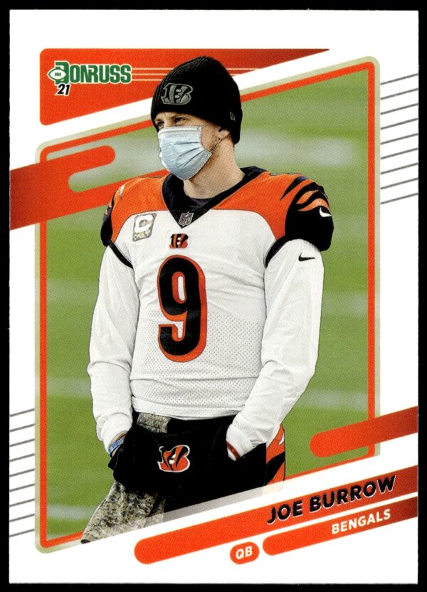 2021 Donruss Joe Burrow (No Helmet) #211 (Front)