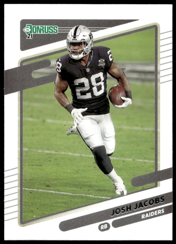 2021 Donruss Josh Jacobs #85 (Front)