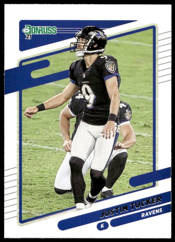 2021 Donruss Justin Tucker #240 (Front)