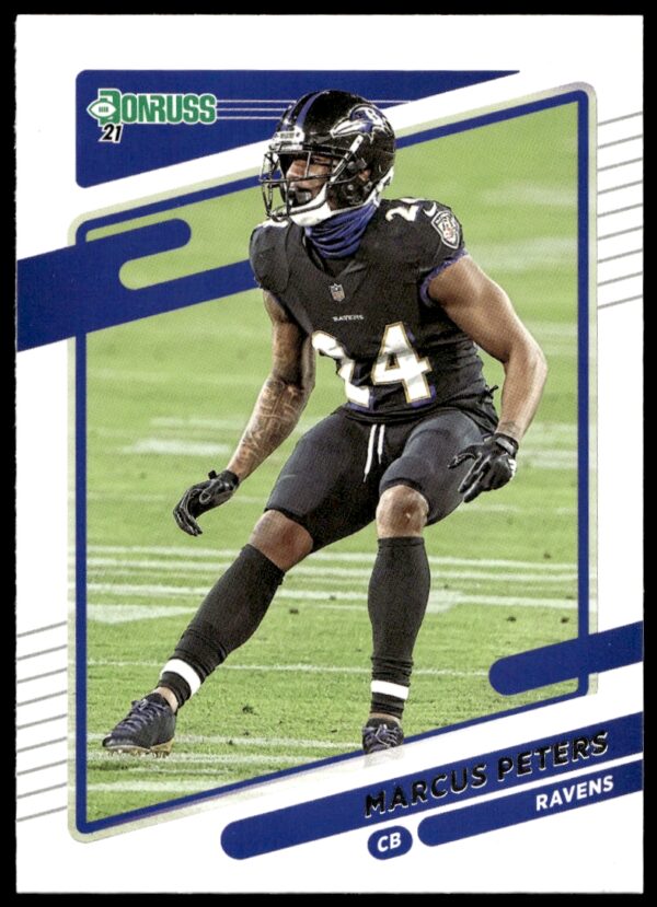 2021 Donruss Marcus Peters #243 (Front)