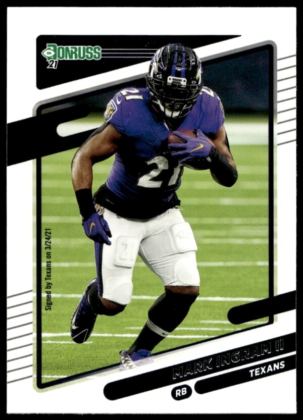 2021 Donruss Mark Ingram II #38 (Front)