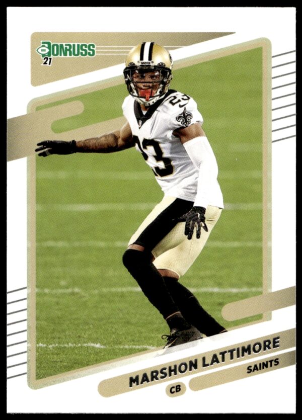 2021 Donruss Marshon Lattimore #99 (Front)