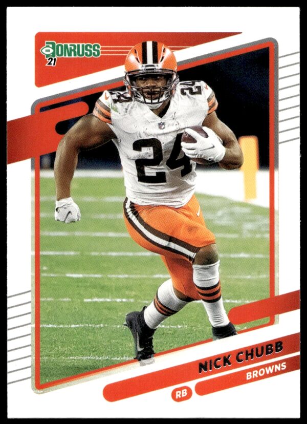 2021 Donruss Nick Chubb #196 (Front)