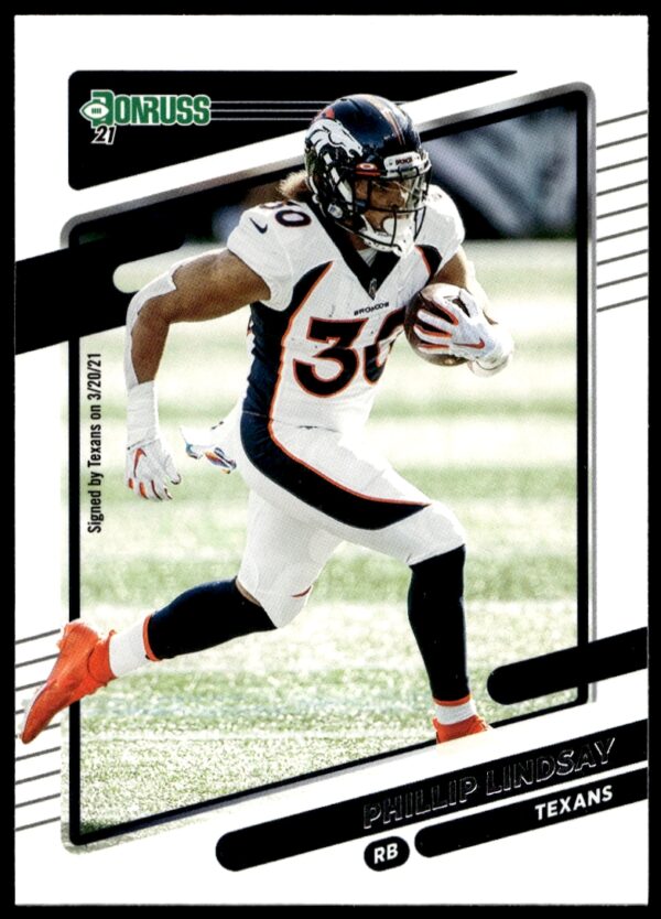 2021 Donruss Phillip Lindsay #183 (Front)