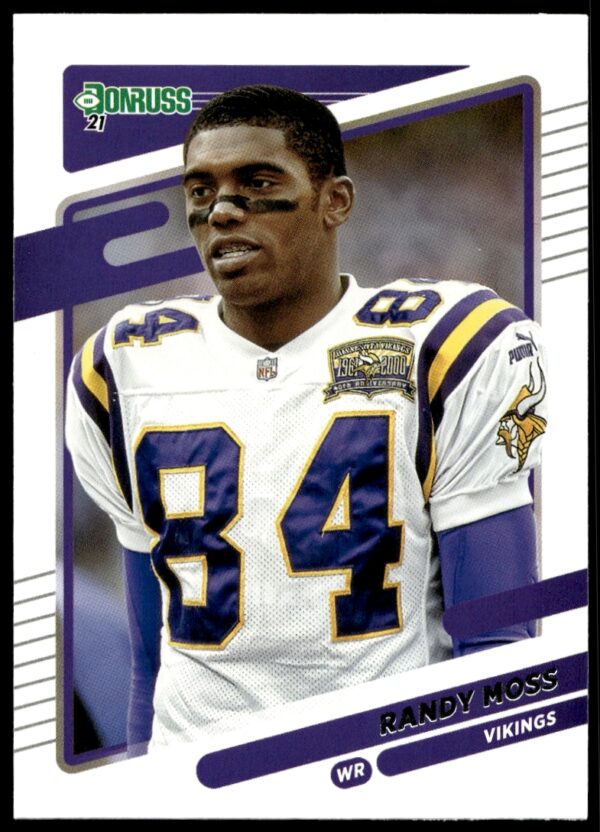 2021 Donruss Randy Moss (No Helmet) #128 (Front)