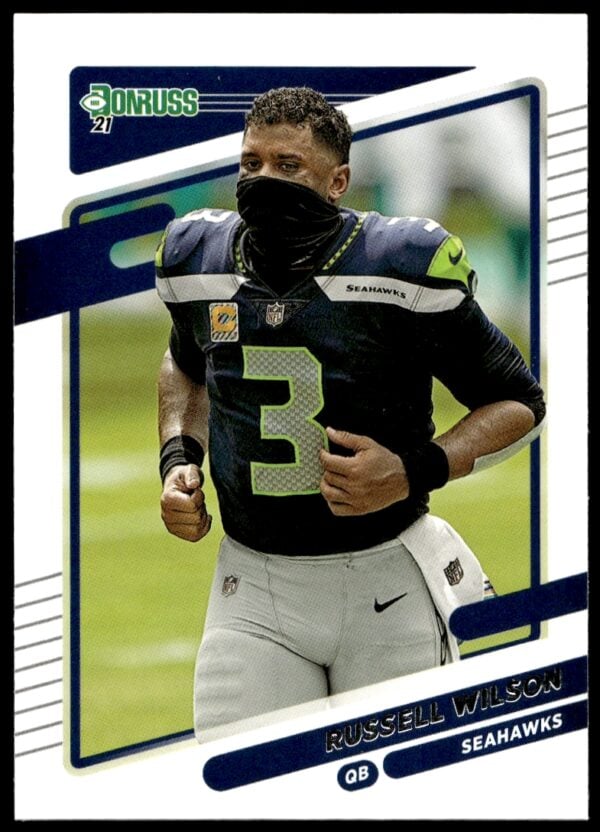 2021 Donruss Russell Wilson (No Helmet) #28 (Front)