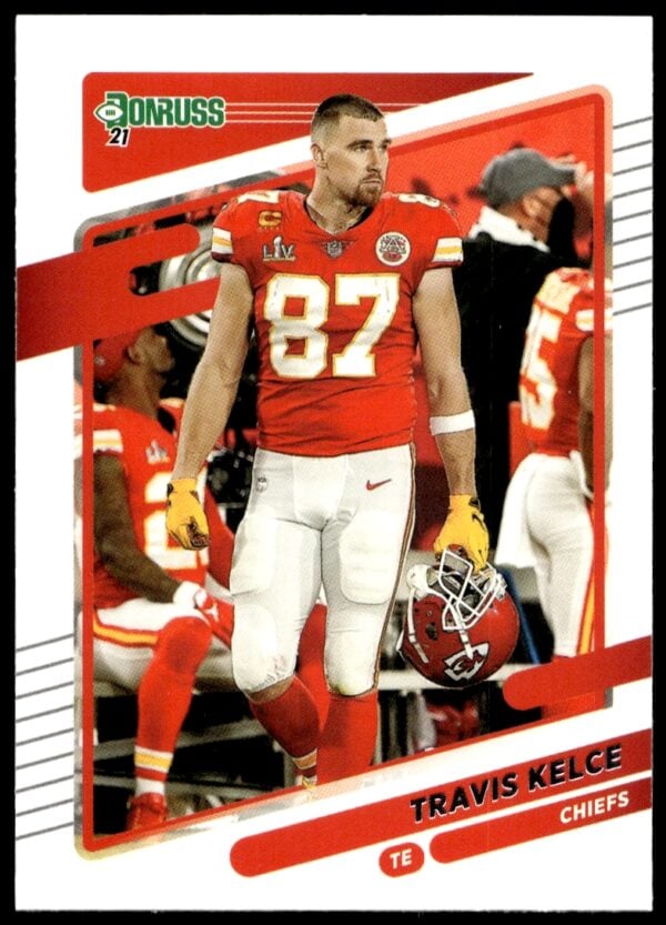 2021 Donruss Travis Kelce (No Helmet) #118 (Front)