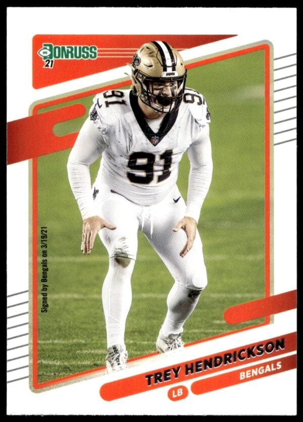 2021 Donruss Trey Hendrickson #100 (Front)