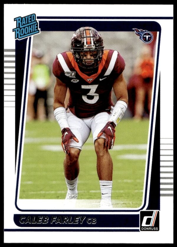 2021 Panini Donruss Caleb Farley #339 (Front)