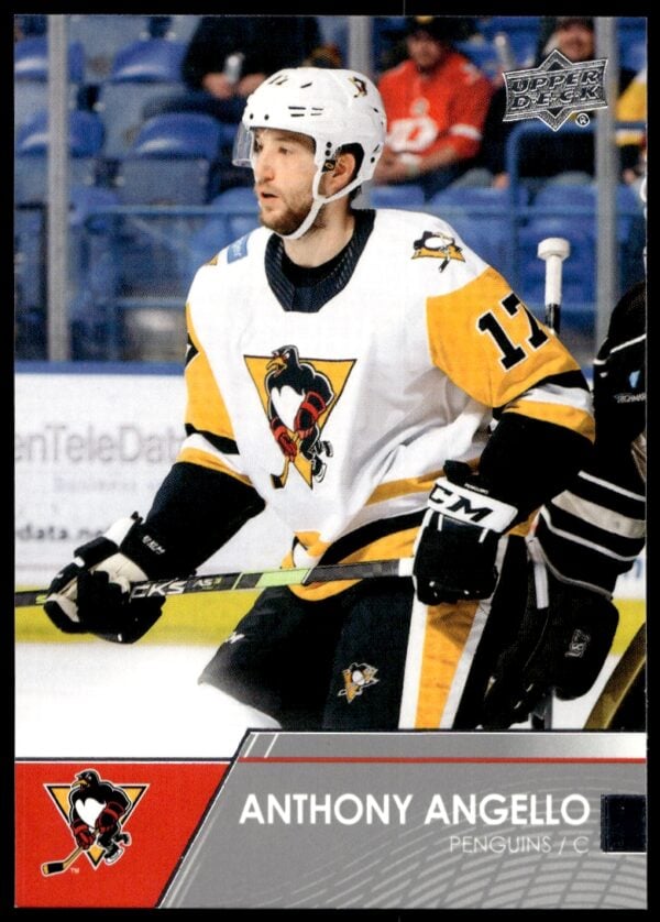 2021 Upper Deck AHL Anthony Angello #42 (Front)