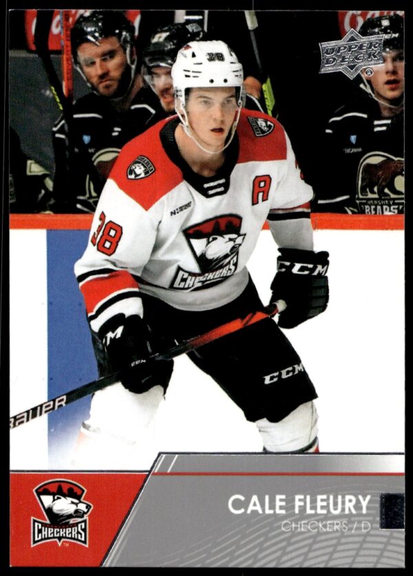 2021 Upper Deck AHL Cale Fleury #27 (Front)