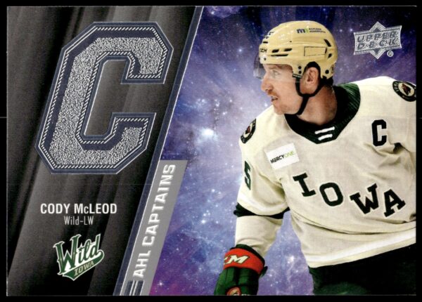 2021 Upper Deck AHL Cody McLeod AHL Captains #L-5 (Front)